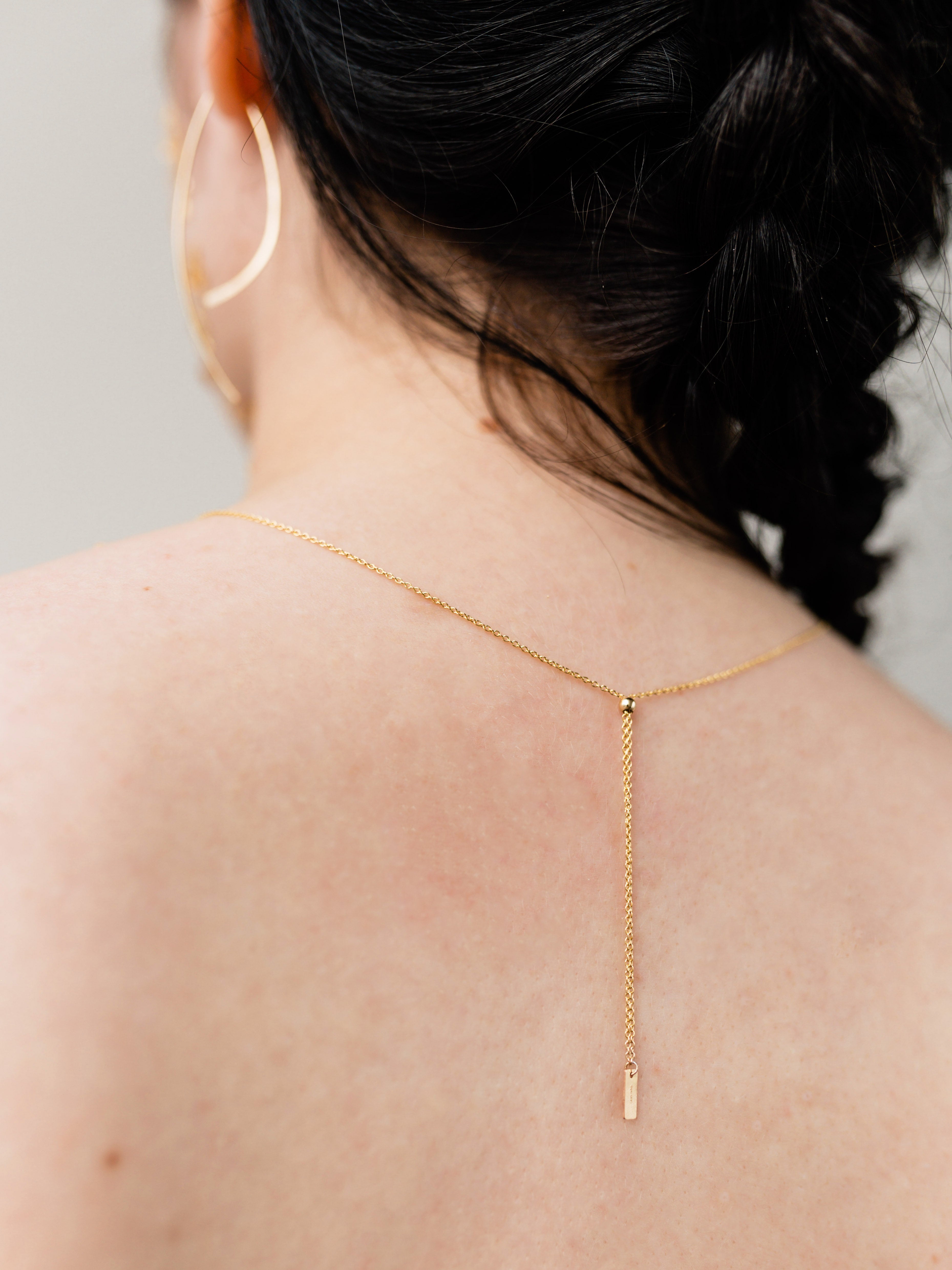 Straight Bar Necklace | Dime & Regal