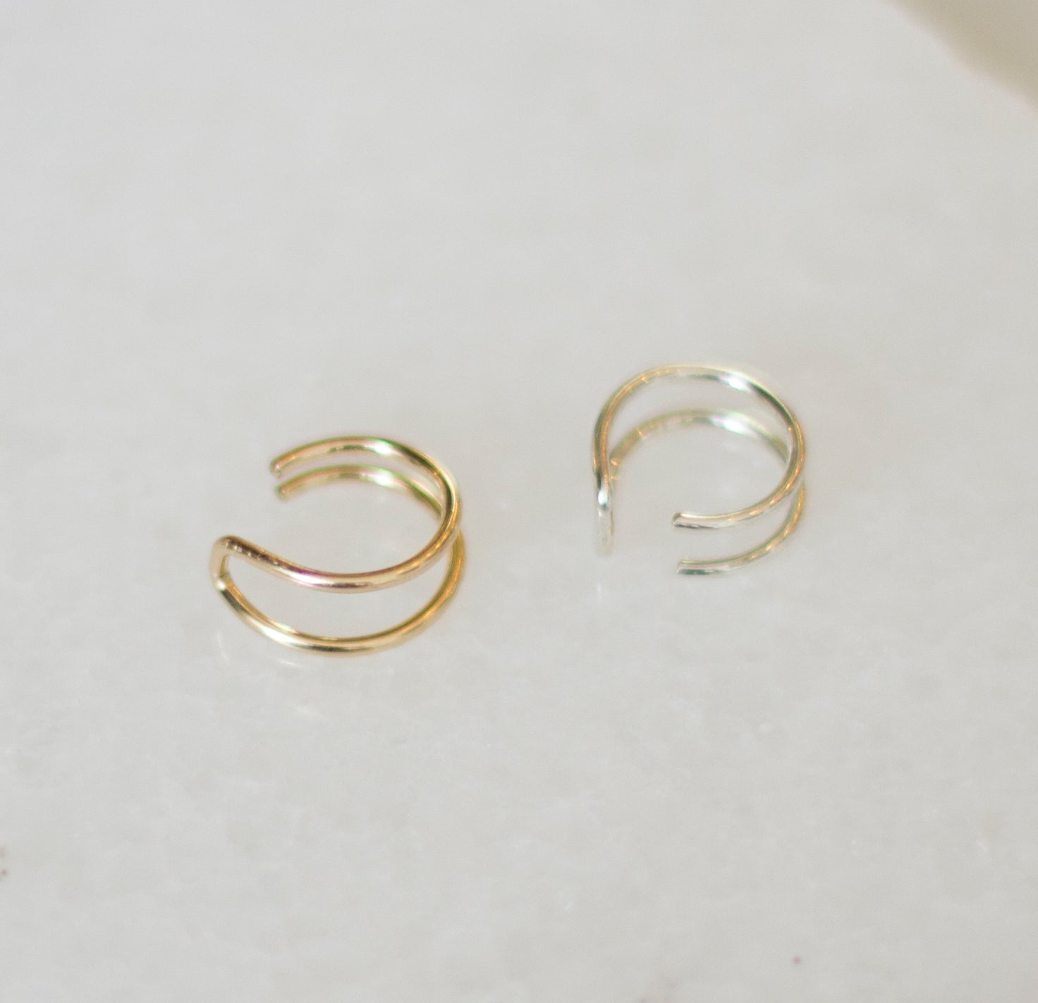 Double Hoop Ear Cuff Dime & Regal